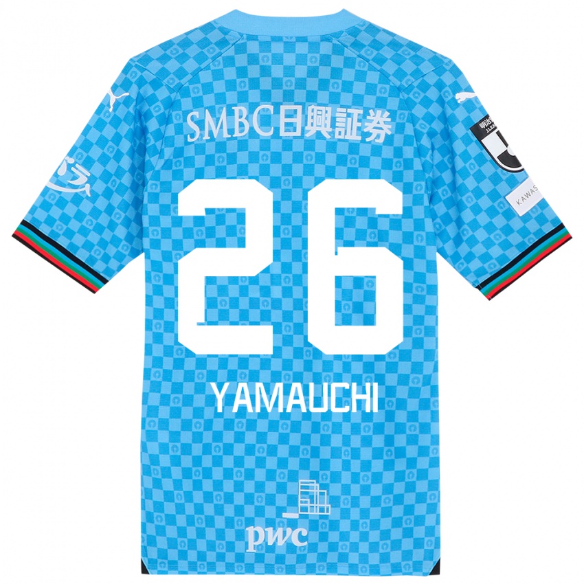 Niño Camiseta Hinata Yamauchi #26 Azul Celeste 1ª Equipación 2024/25 La Camisa Argentina