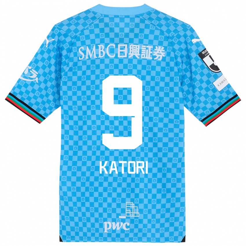 Niño Camiseta Takeshi Katori #9 Azul Celeste 1ª Equipación 2024/25 La Camisa Argentina