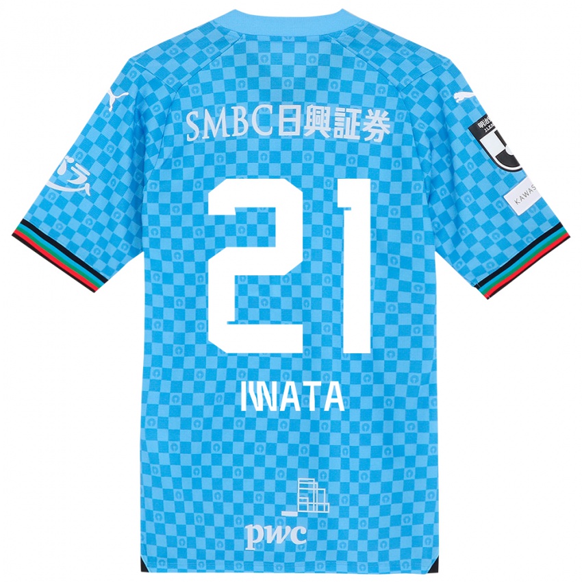 Niño Camiseta Kantaro Iwata #21 Azul Celeste 1ª Equipación 2024/25 La Camisa Argentina