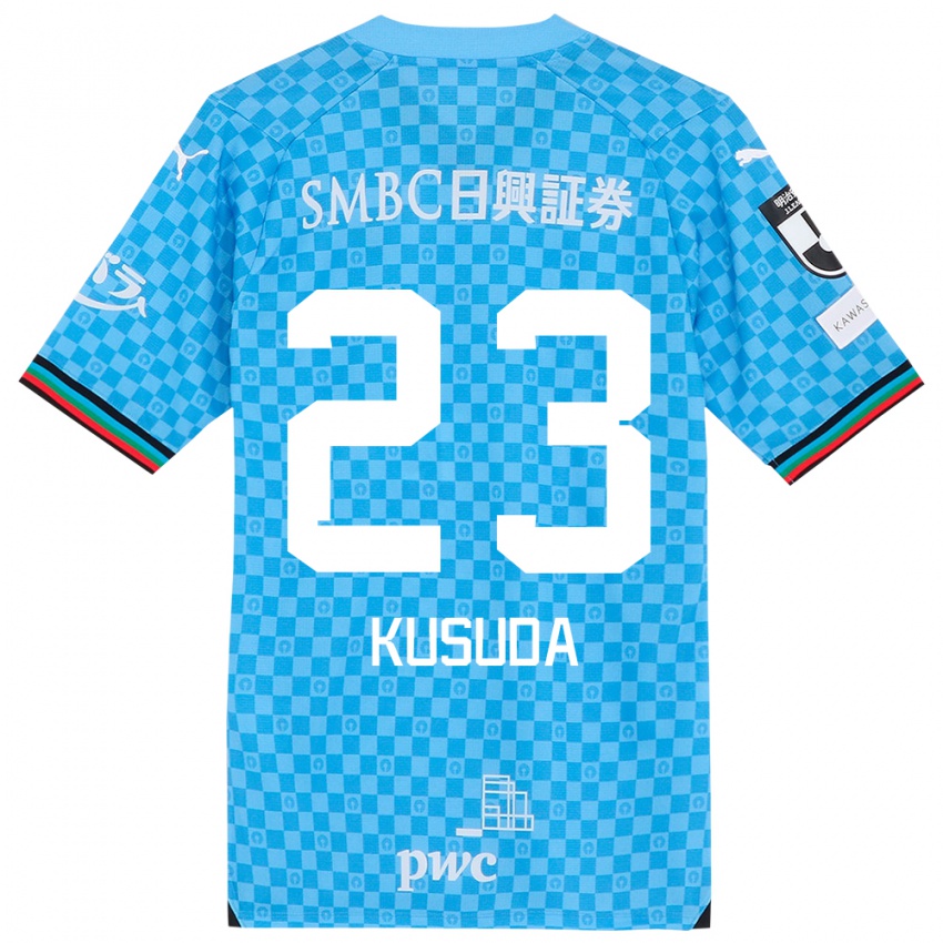 Niño Camiseta Haruki Kusuda #23 Azul Celeste 1ª Equipación 2024/25 La Camisa Argentina