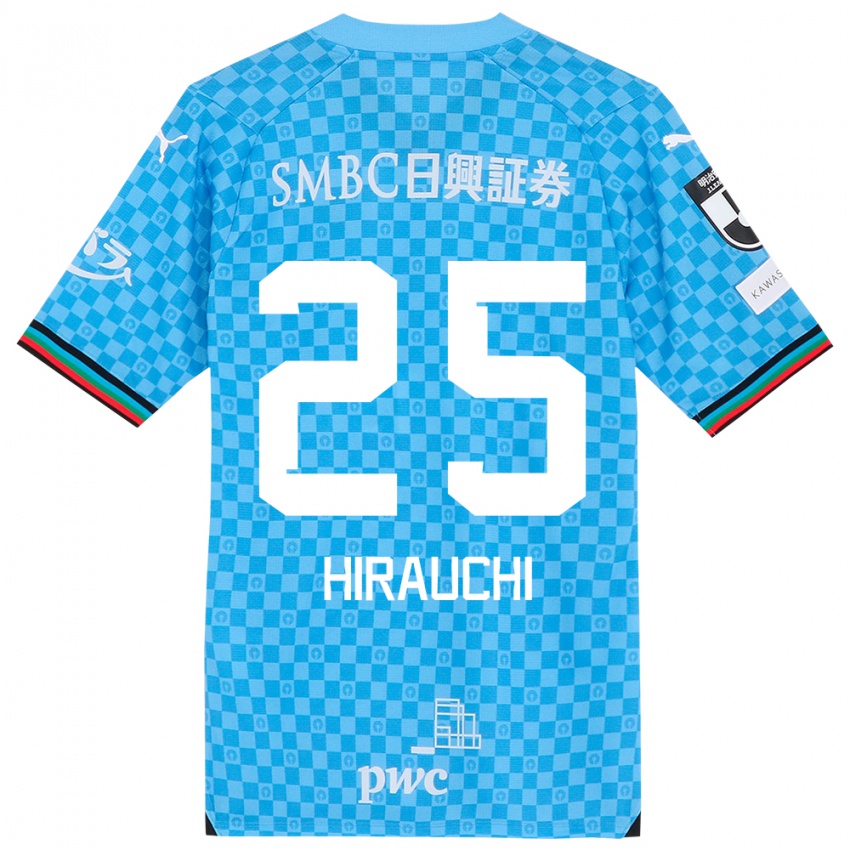 Niño Camiseta Issei Hirauchi #25 Azul Celeste 1ª Equipación 2024/25 La Camisa Argentina