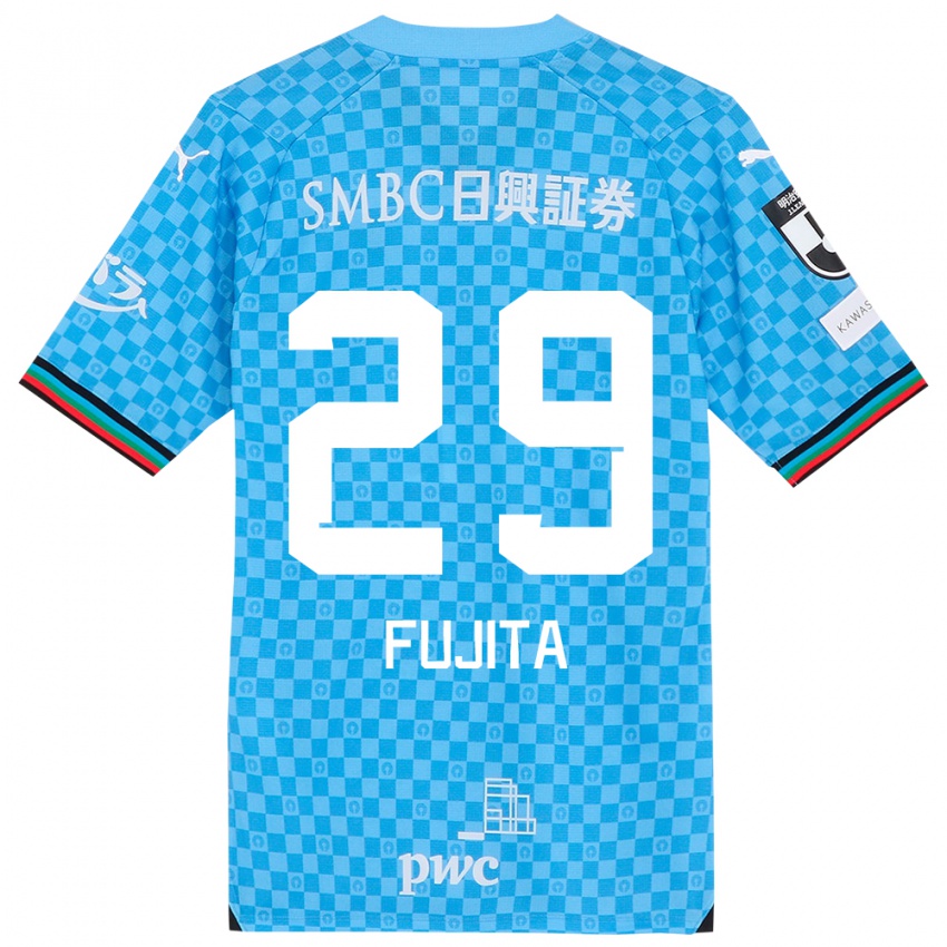 Niño Camiseta Asuto Fujita #29 Azul Celeste 1ª Equipación 2024/25 La Camisa Argentina