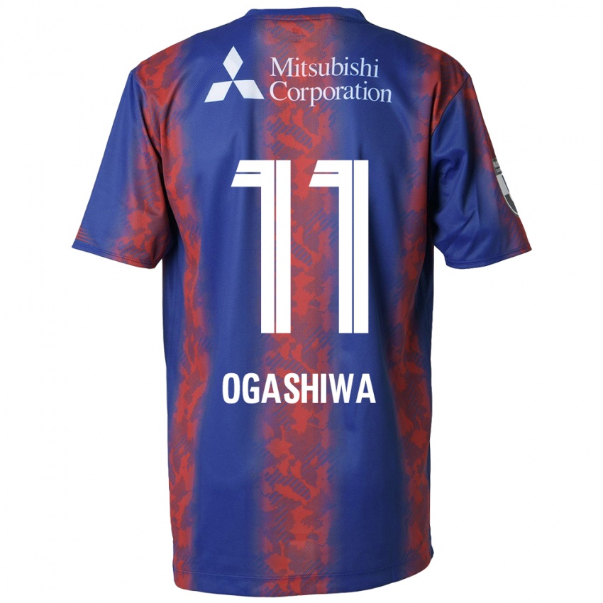 Niño Camiseta Tsuyoshi Ogashiwa #11 Azul Rojo 1ª Equipación 2024/25 La Camisa Argentina