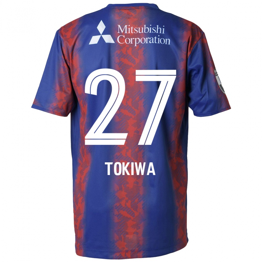 Niño Camiseta Kyota Tokiwa #27 Azul Rojo 1ª Equipación 2024/25 La Camisa Argentina