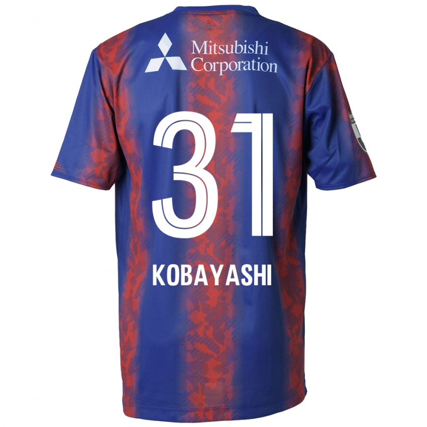 Niño Camiseta Masataka Kobayashi #31 Azul Rojo 1ª Equipación 2024/25 La Camisa Argentina