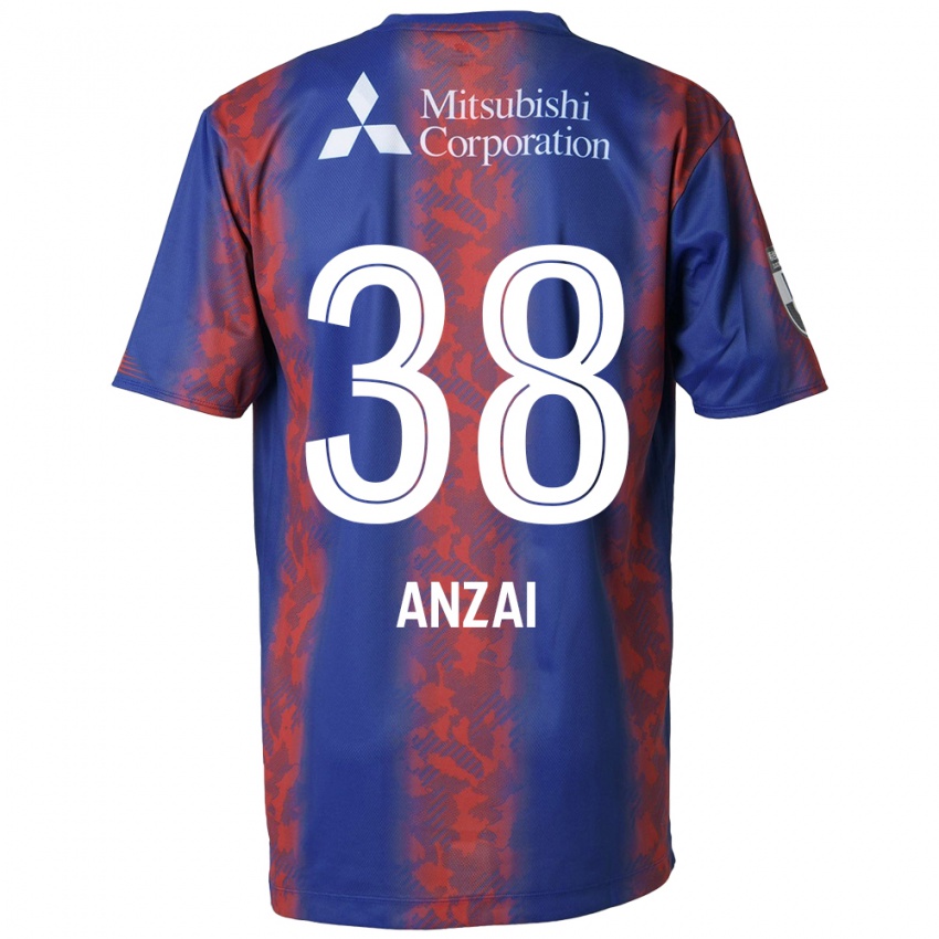 Niño Camiseta Soma Anzai #38 Azul Rojo 1ª Equipación 2024/25 La Camisa Argentina