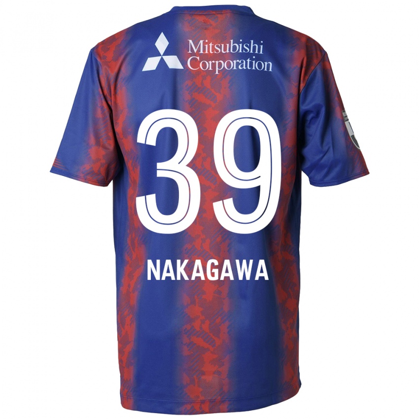 Niño Camiseta Teruhito Nakagawa #39 Azul Rojo 1ª Equipación 2024/25 La Camisa Argentina