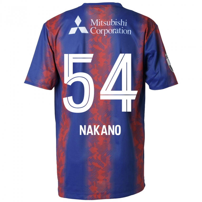 Niño Camiseta Yui Nakano #54 Azul Rojo 1ª Equipación 2024/25 La Camisa Argentina