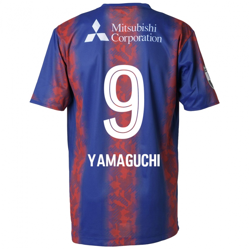 Niño Camiseta Taiyo Yamaguchi #9 Azul Rojo 1ª Equipación 2024/25 La Camisa Argentina