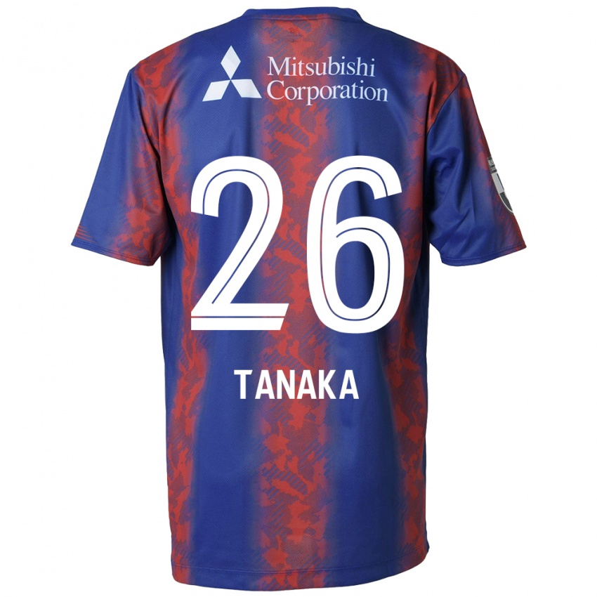 Niño Camiseta Haruto Tanaka #26 Azul Rojo 1ª Equipación 2024/25 La Camisa Argentina