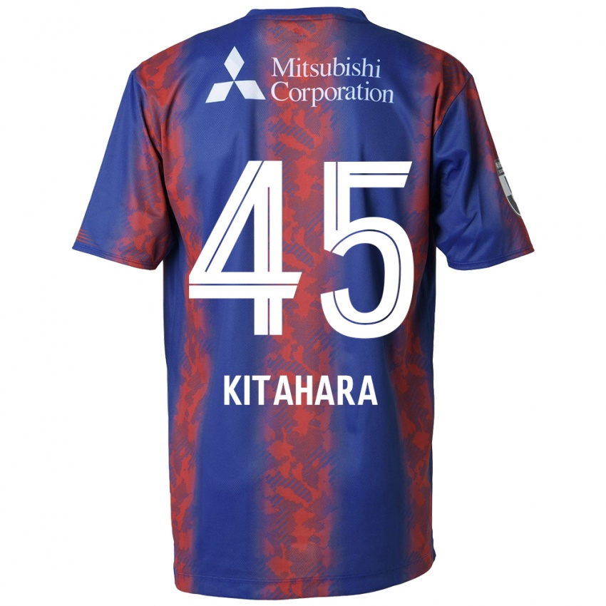 Niño Camiseta Maki Kitahara #45 Azul Rojo 1ª Equipación 2024/25 La Camisa Argentina