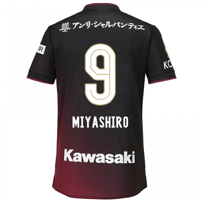 Niño Camiseta Taisei Miyashiro #9 Negro Rojo 1ª Equipación 2024/25 La Camisa Argentina