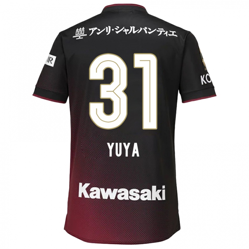 Niño Camiseta Yuya Nakasaka #31 Negro Rojo 1ª Equipación 2024/25 La Camisa Argentina