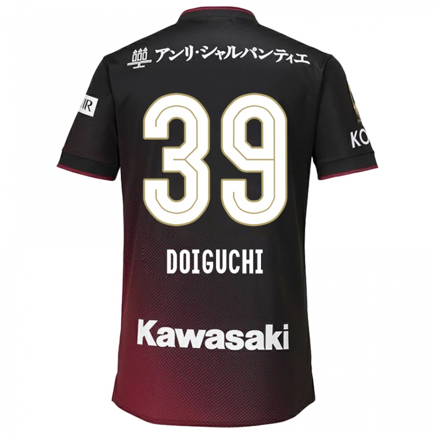 Niño Camiseta Ritsu Doiguchi #39 Negro Rojo 1ª Equipación 2024/25 La Camisa Argentina