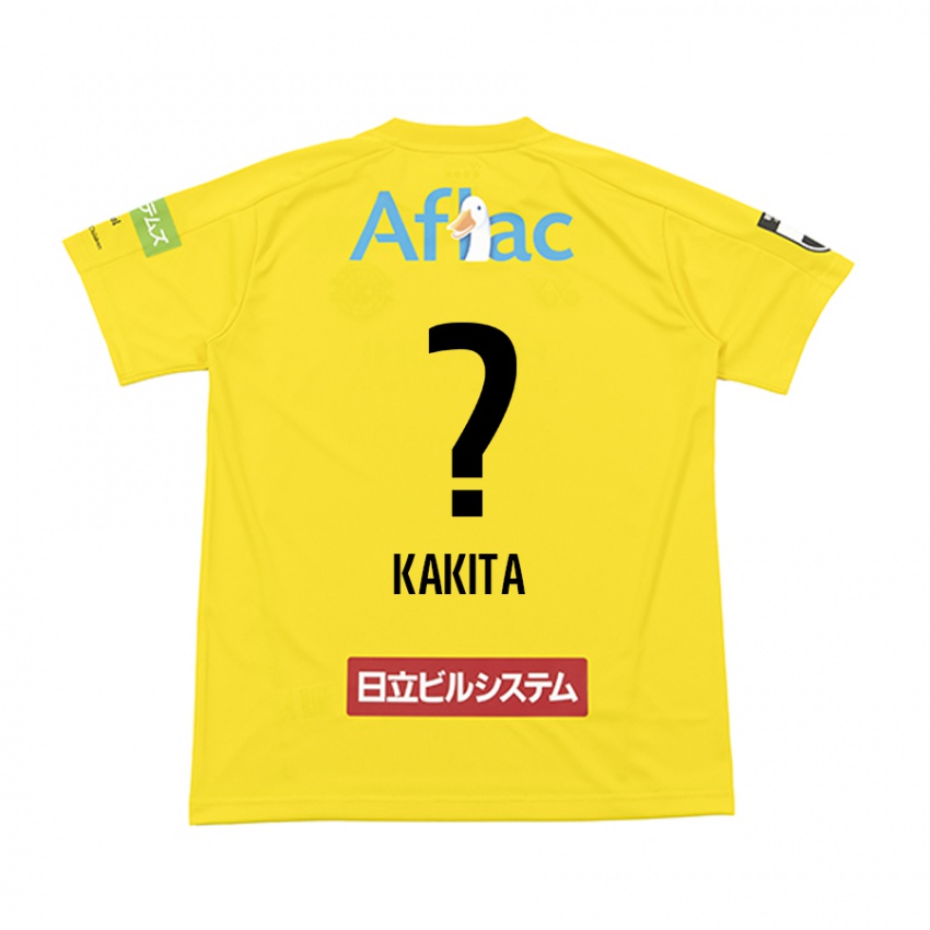 Niño Camiseta Yuki Kakita #0 Amarillo Negro 1ª Equipación 2024/25 La Camisa Argentina