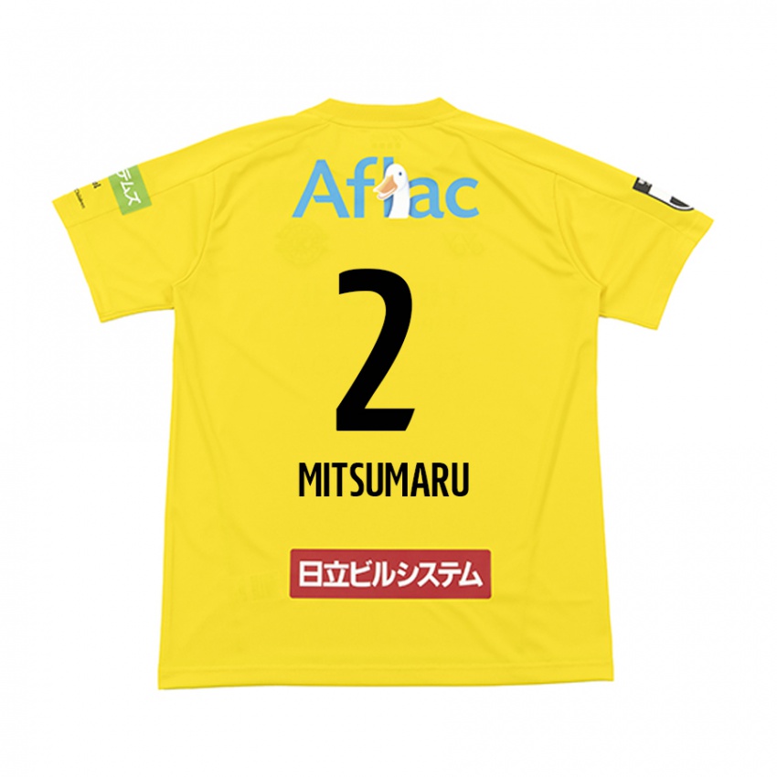 Niño Camiseta Hiromu Mitsumaru #2 Amarillo Negro 1ª Equipación 2024/25 La Camisa Argentina