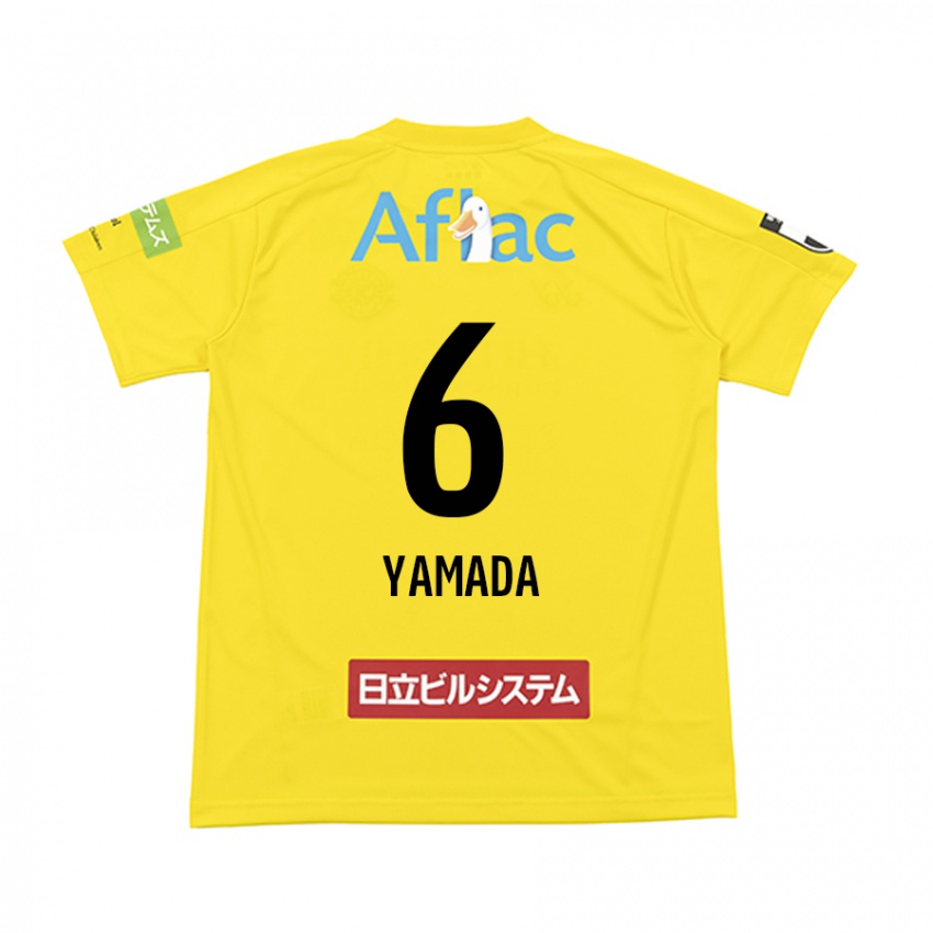 Niño Camiseta Yuto Yamada #6 Amarillo Negro 1ª Equipación 2024/25 La Camisa Argentina