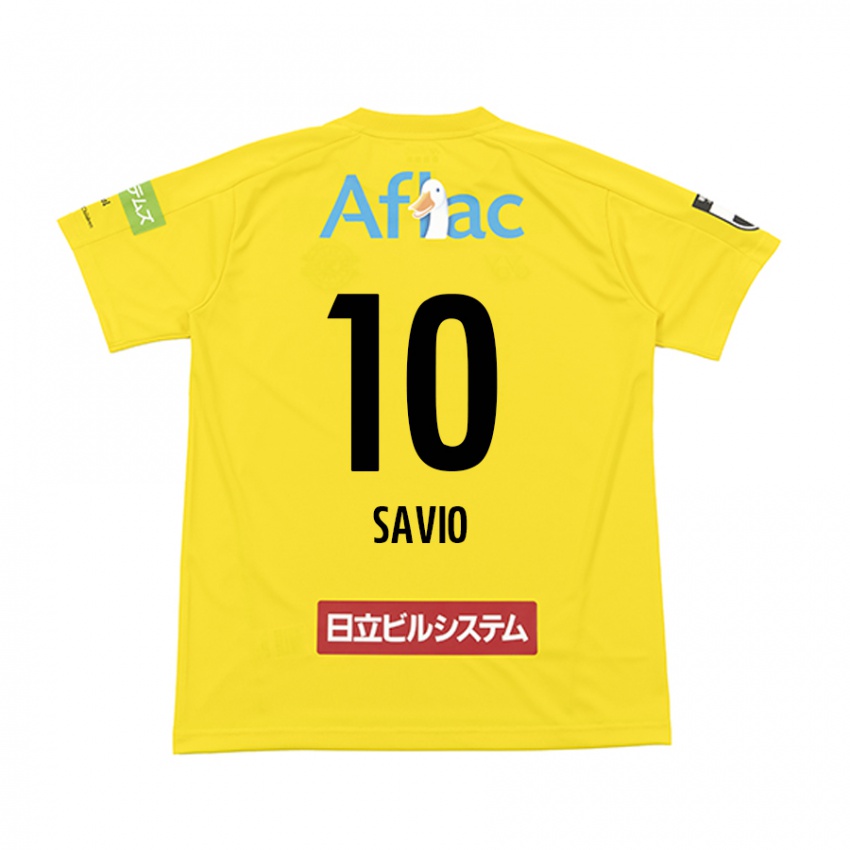 Niño Camiseta Matheus Savio #10 Amarillo Negro 1ª Equipación 2024/25 La Camisa Argentina