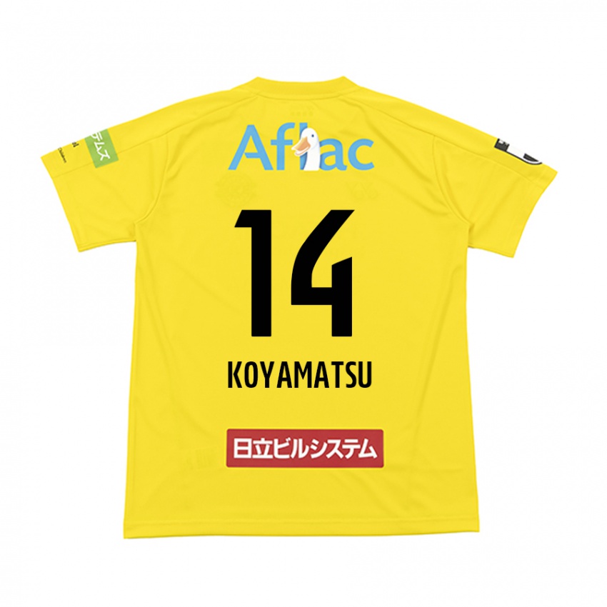 Niño Camiseta Tomoya Koyamatsu #14 Amarillo Negro 1ª Equipación 2024/25 La Camisa Argentina