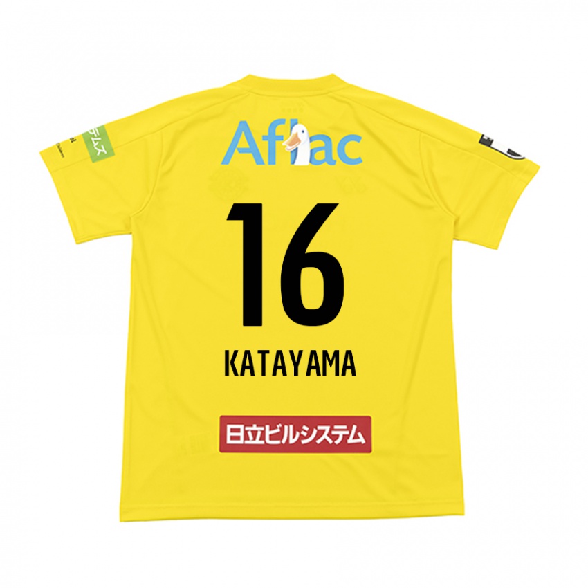 Niño Camiseta Eiichi Katayama #16 Amarillo Negro 1ª Equipación 2024/25 La Camisa Argentina