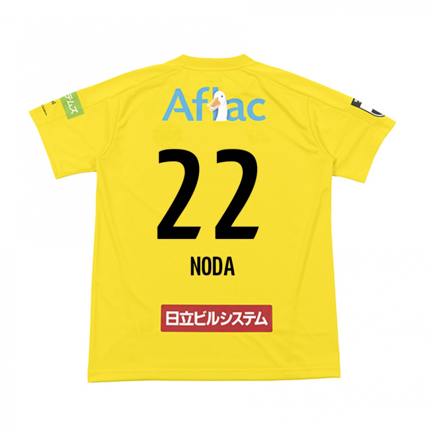 Niño Camiseta Hiroki Noda #22 Amarillo Negro 1ª Equipación 2024/25 La Camisa Argentina