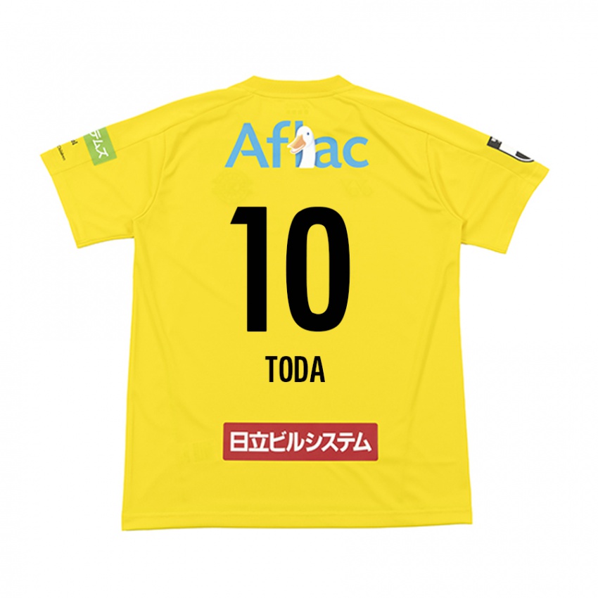 Niño Camiseta Masato Toda #10 Amarillo Negro 1ª Equipación 2024/25 La Camisa Argentina