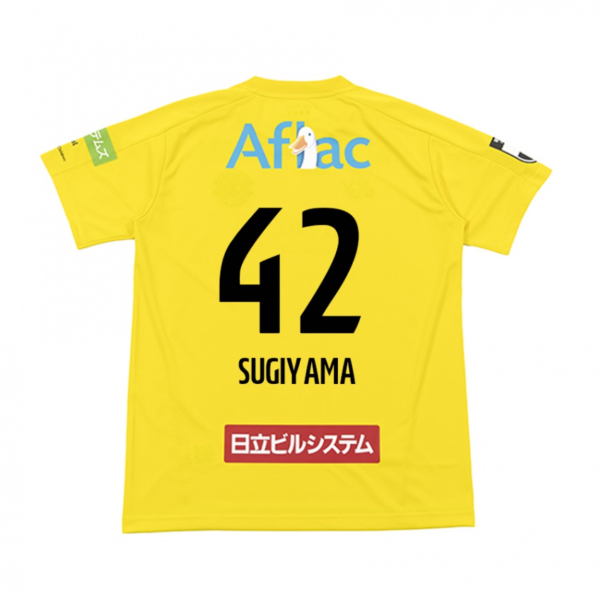 Niño Camiseta Shunnosuke Sugiyama #42 Amarillo Negro 1ª Equipación 2024/25 La Camisa Argentina