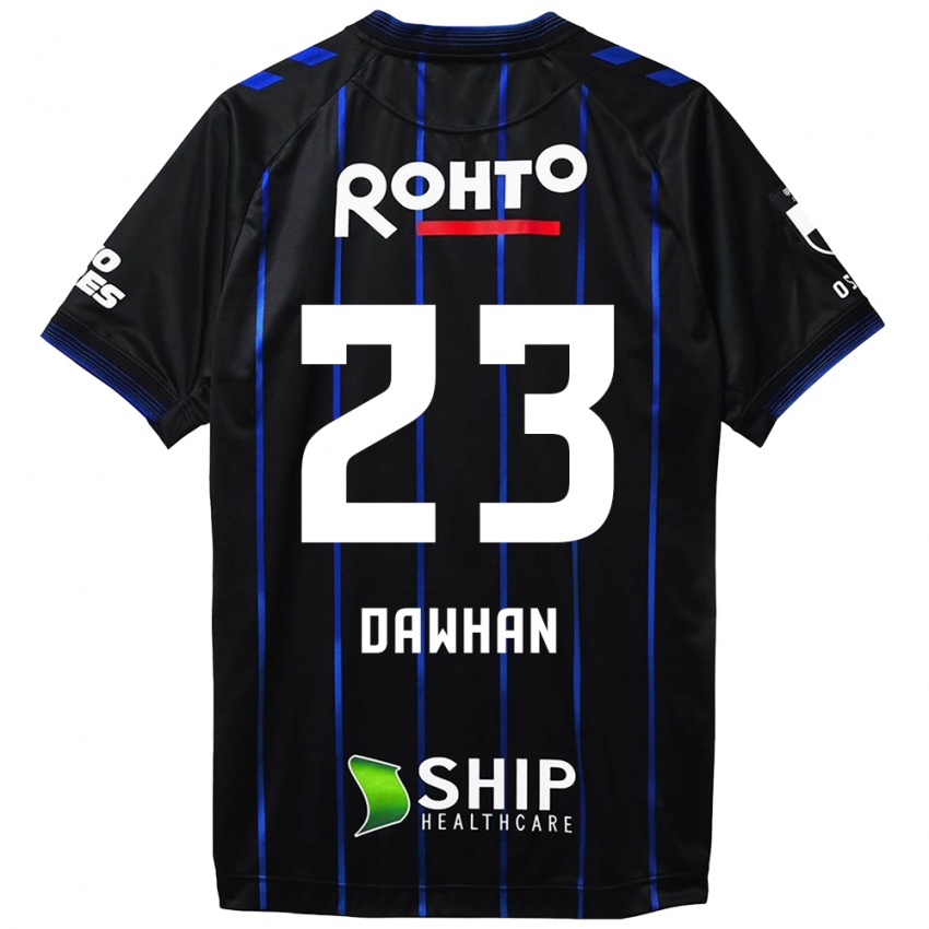 Niño Camiseta Dawhan #23 Azul Negro 1ª Equipación 2024/25 La Camisa Argentina