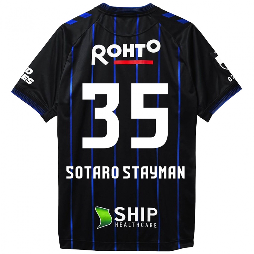 Niño Camiseta Joshua Sotaro Stayman #35 Azul Negro 1ª Equipación 2024/25 La Camisa Argentina