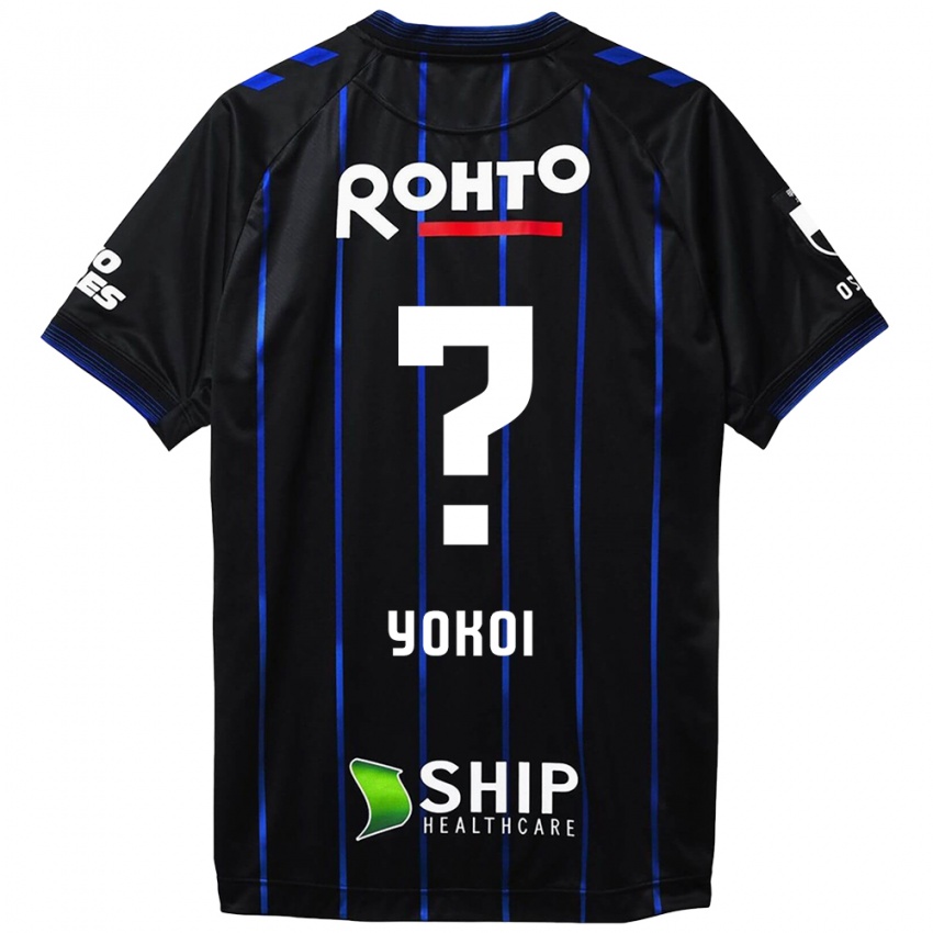 Niño Camiseta Yuya Yokoi #0 Azul Negro 1ª Equipación 2024/25 La Camisa Argentina