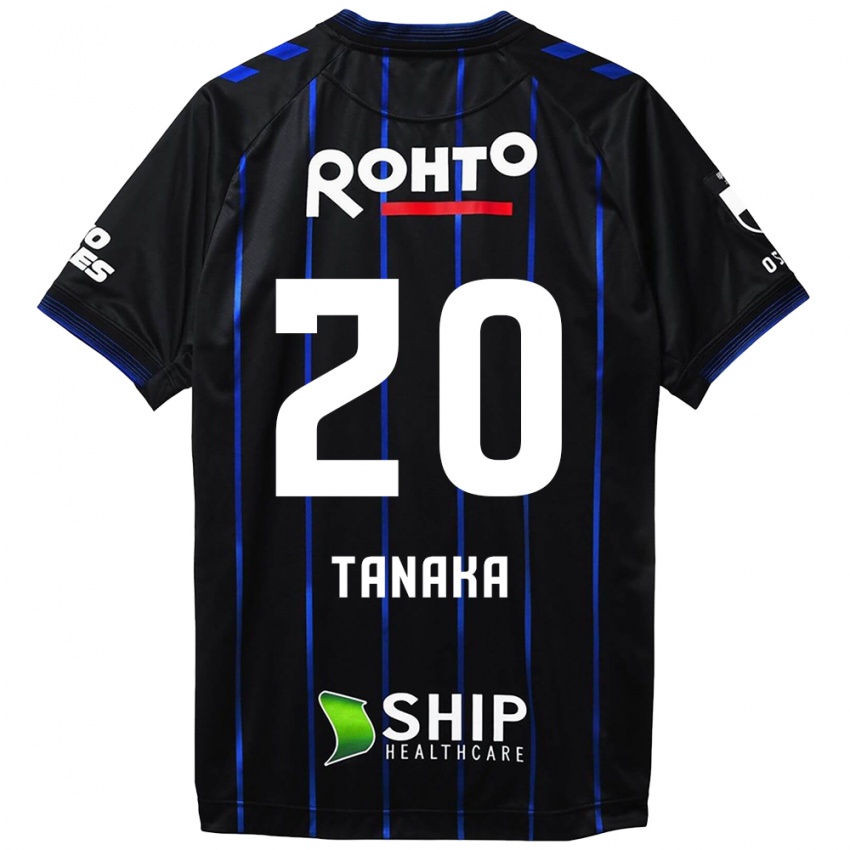 Niño Camiseta Hyoga Tanaka #20 Azul Negro 1ª Equipación 2024/25 La Camisa Argentina