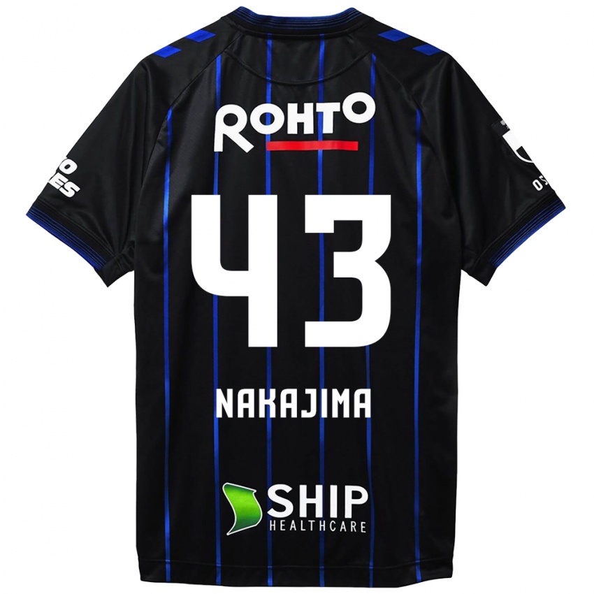 Niño Camiseta Yugo Nakajima #43 Azul Negro 1ª Equipación 2024/25 La Camisa Argentina