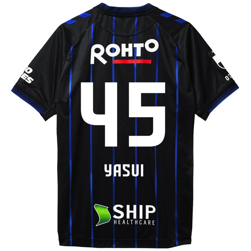 Niño Camiseta Tsukasa Yasui #45 Azul Negro 1ª Equipación 2024/25 La Camisa Argentina