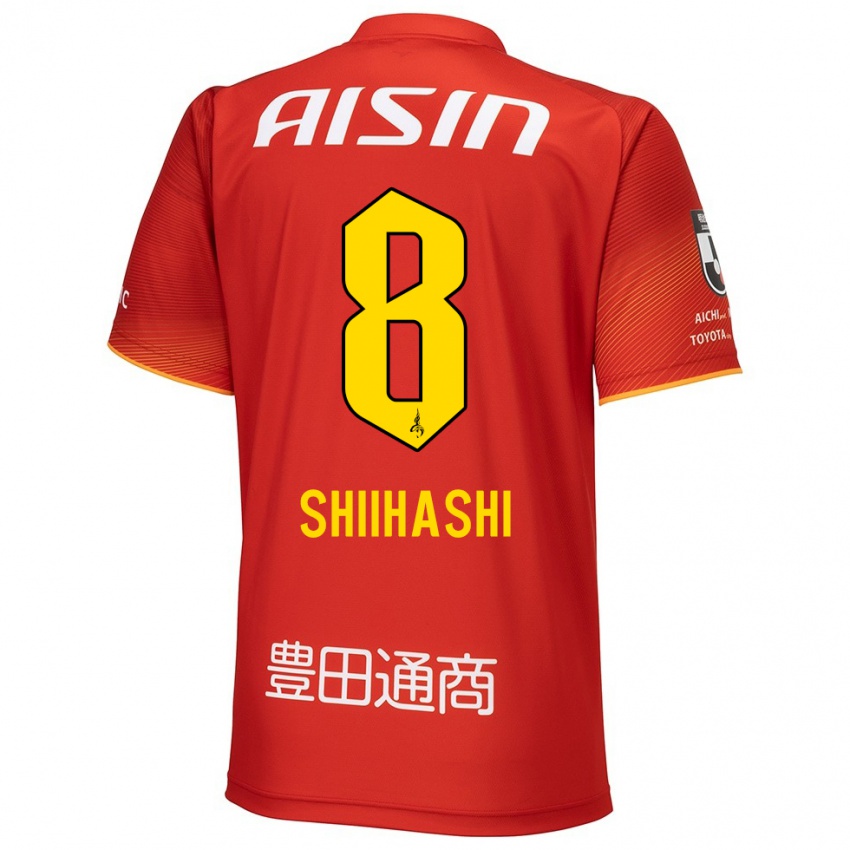 Niño Camiseta Keiya Shiihashi #8 Rojo Blanco Amarillo 1ª Equipación 2024/25 La Camisa Argentina