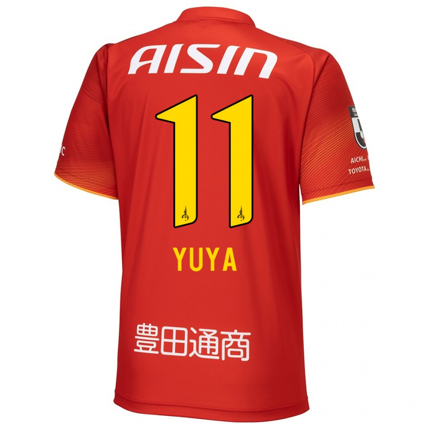 Niño Camiseta Yuya Yamagishi #11 Rojo Blanco Amarillo 1ª Equipación 2024/25 La Camisa Argentina