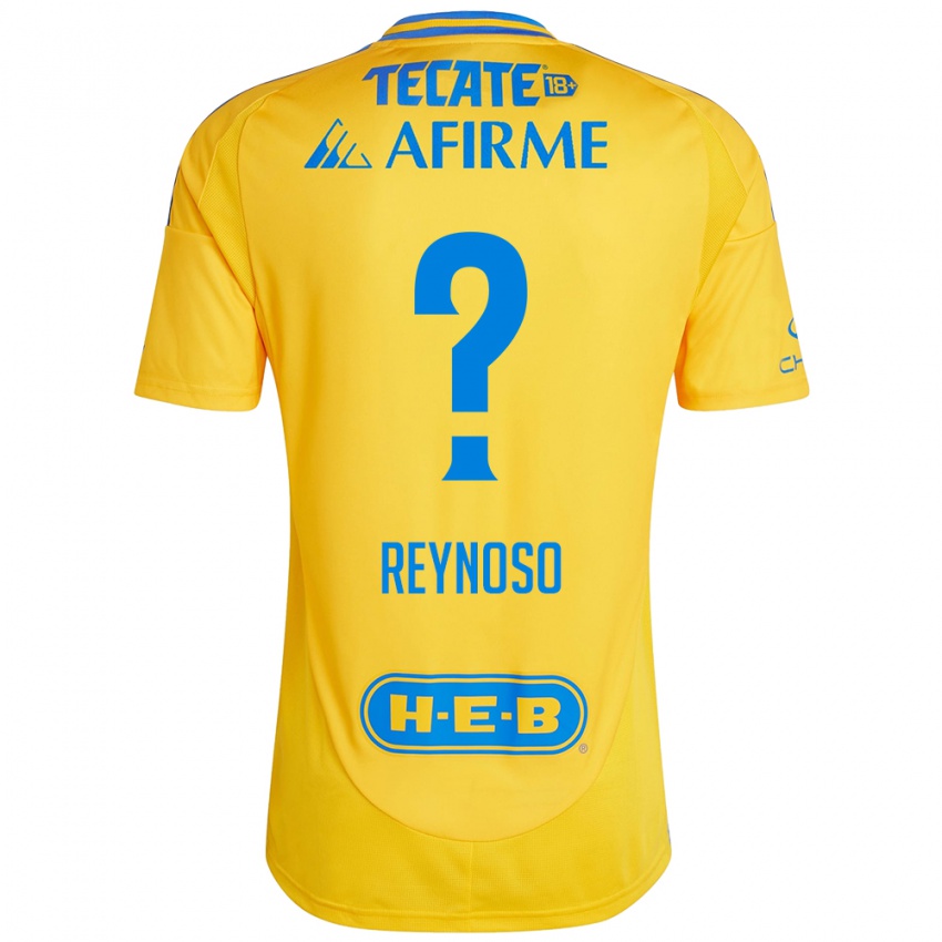 Niño Camiseta Omar Reynoso #0 Oro Amarillo 1ª Equipación 2024/25 La Camisa Argentina