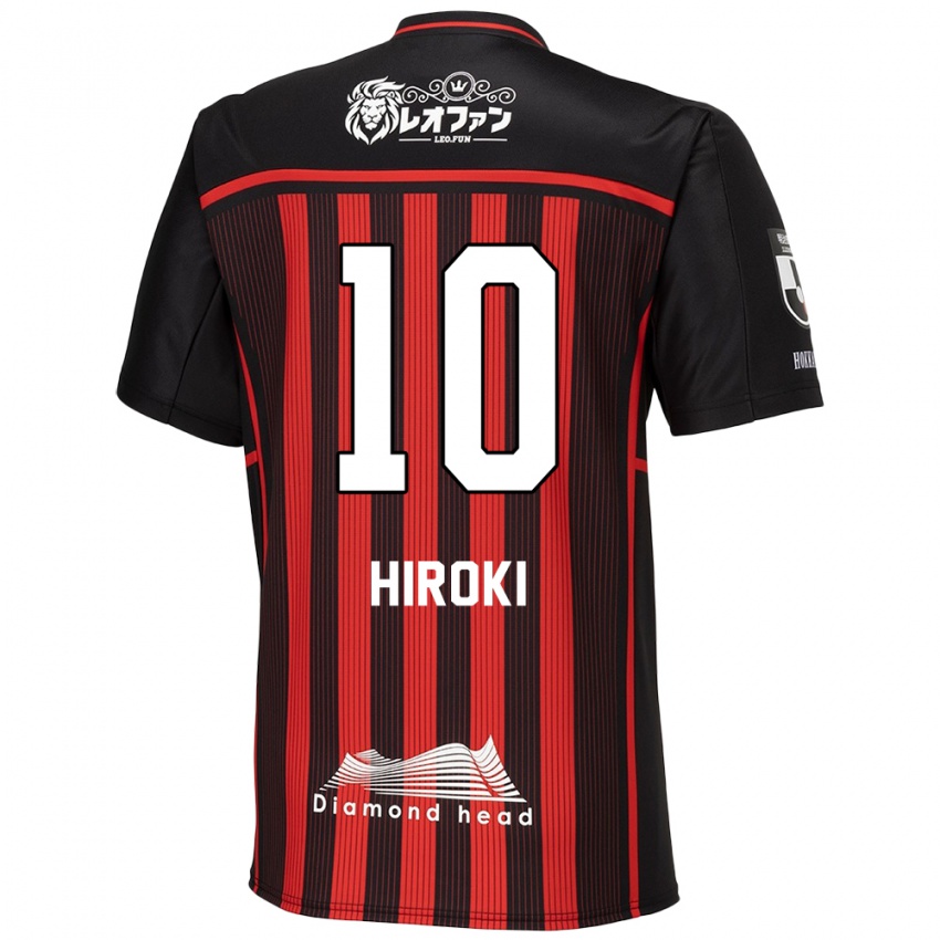 Niño Camiseta Hiroki Miyazawa #10 Negro Rojo 1ª Equipación 2024/25 La Camisa Argentina