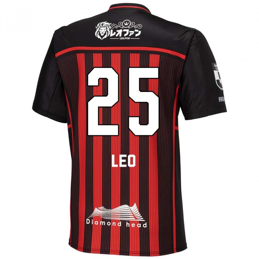 Niño Camiseta Leo Osaki #25 Negro Rojo 1ª Equipación 2024/25 La Camisa Argentina