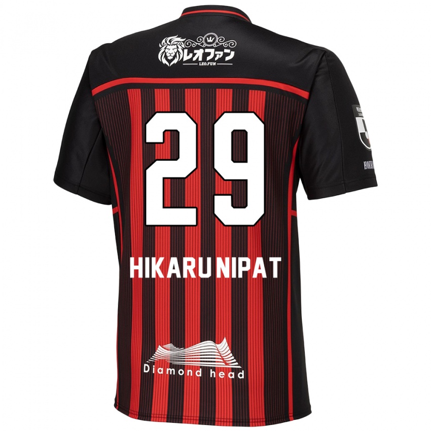 Niño Camiseta Reese Hikaru Nipat #29 Negro Rojo 1ª Equipación 2024/25 La Camisa Argentina