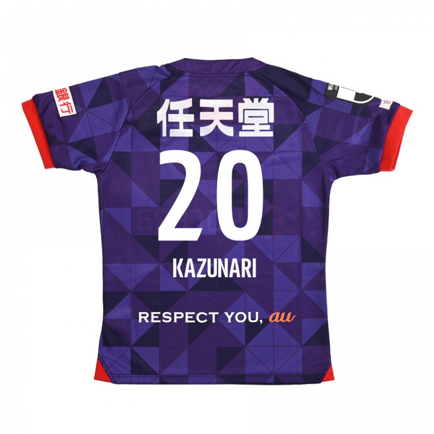 Niño Camiseta Kazunari Kita #20 Púrpura Blanco 1ª Equipación 2024/25 La Camisa Argentina