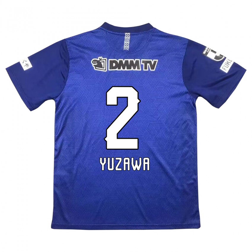 Niño Camiseta Masato Yuzawa #2 Azul Oscuro 1ª Equipación 2024/25 La Camisa Argentina