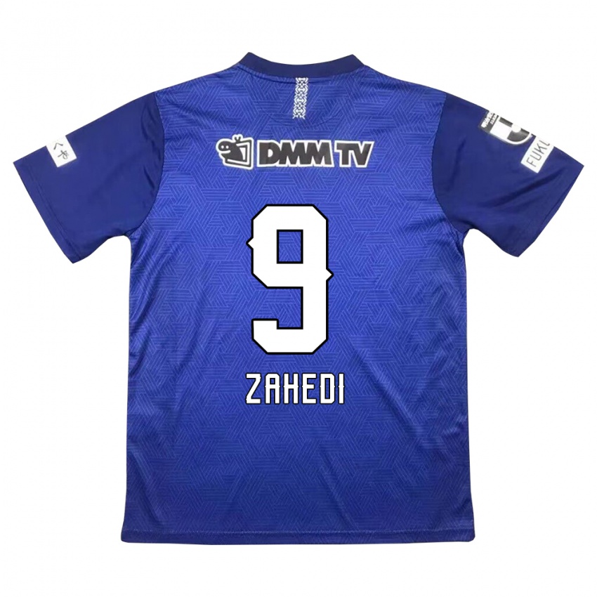 Niño Camiseta Shahab Zahedi #9 Azul Oscuro 1ª Equipación 2024/25 La Camisa Argentina