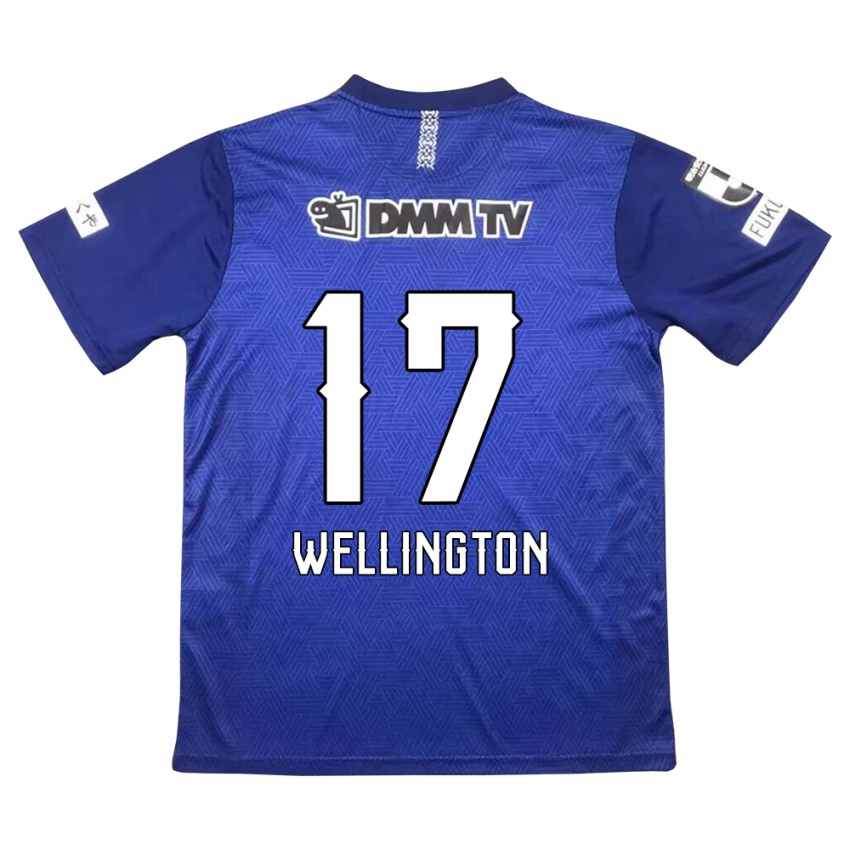 Niño Camiseta Wellington #17 Azul Oscuro 1ª Equipación 2024/25 La Camisa Argentina