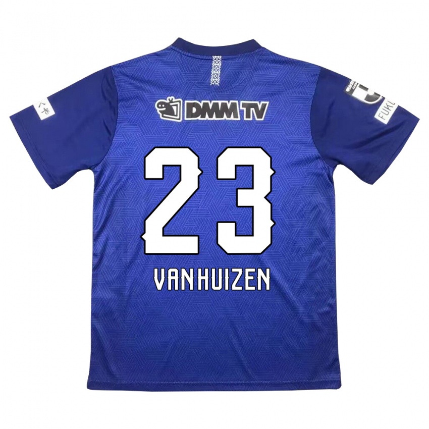 Niño Camiseta Haruki Christopher Van Huizen #23 Azul Oscuro 1ª Equipación 2024/25 La Camisa Argentina