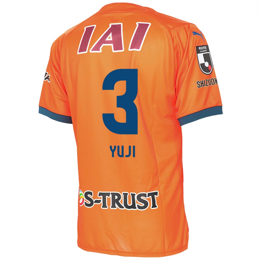 Niño Camiseta Yuji Takahashi #3 Naranja Azul 1ª Equipación 2024/25 La Camisa Argentina