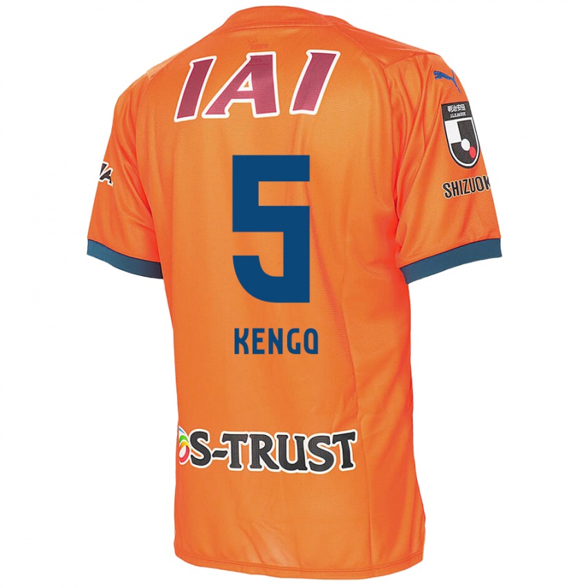 Niño Camiseta Kengo Kitazume #5 Naranja Azul 1ª Equipación 2024/25 La Camisa Argentina