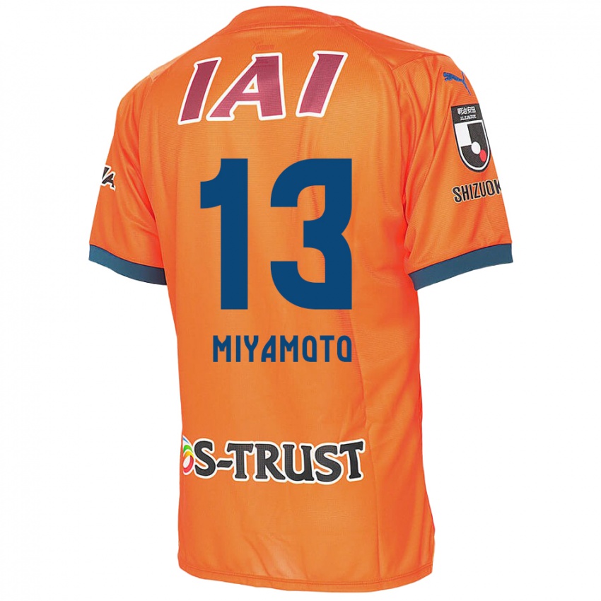 Niño Camiseta Kota Miyamoto #13 Naranja Azul 1ª Equipación 2024/25 La Camisa Argentina