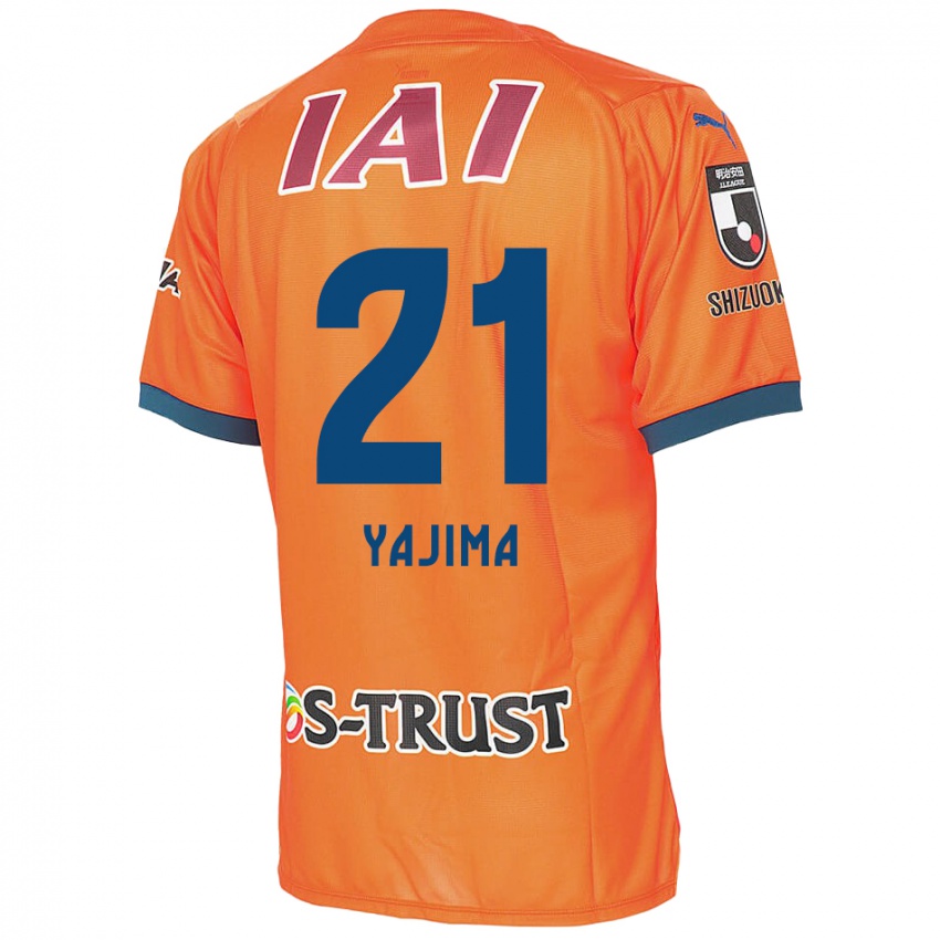 Niño Camiseta Shinya Yajima #21 Naranja Azul 1ª Equipación 2024/25 La Camisa Argentina