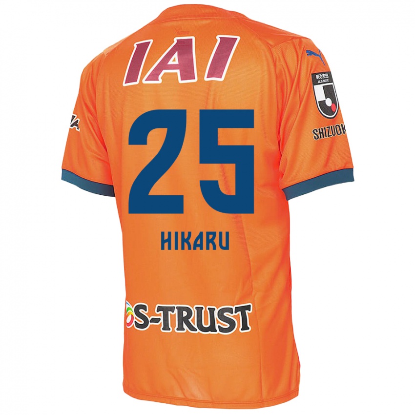 Niño Camiseta Hikaru Naruoka #25 Naranja Azul 1ª Equipación 2024/25 La Camisa Argentina