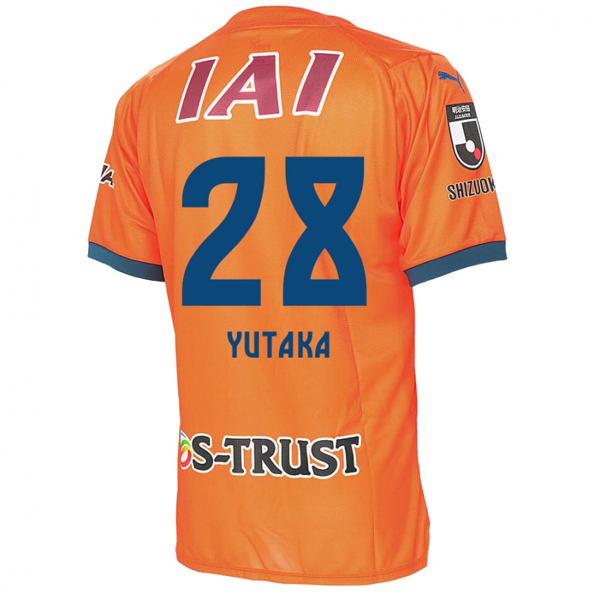 Niño Camiseta Yutaka Yoshida #28 Naranja Azul 1ª Equipación 2024/25 La Camisa Argentina